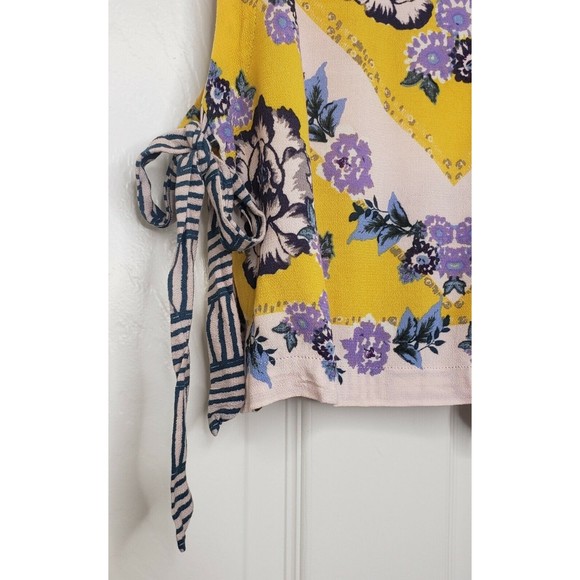 Free People This Sweet Love Tank Top XS Tie Side Shirt - Picture 4 of 7